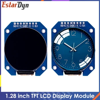 DC 3.3 V 1.28 palcový TFT LCD Displej Modul Kolo RGB IPS HD 240x240 Rozlíšenie GC9A01 Ovládač 4 Drôtu SPI Rozhranie Adaptér Doska