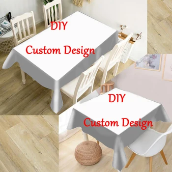 DIY Custom Design 3D vytlačené Square/Obdĺžnikové protiprachová Tabuľka Kryt Pre Strany Domova TV Coverss Drop shipping