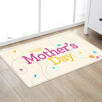 Deň matiek, Kuchyne, Koberce, Vonkajšie Doormats Flanelové Obývacej Izby, Chodby, Vchod Koberec, Kúpeľňa Spálňa Non-Slip Podlahové Rohože