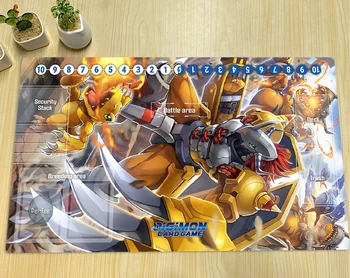 Digimon Playmat Vojny Greymon Agumon DTCG CCG Doskové Hry, Kartové Hry Mat Anime Podložka pod Myš Vlastné Gumené Stôl Mat & Zadarmo Taška