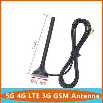 Dlho Zazvonil 4G 5G, 3G GSM Vysoký Zisk 8dBi Anténa Vonkajšie Full-Pásma Signálu Booster 600-6000MHz Zosilňovač SMA Magnetické Základne