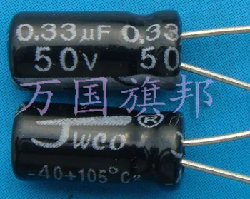 Dodanie.Zadarmo vysokého a nízkeho napätia, 0.33 uf elektrolytické kondenzátory 50 v 2.9 RMB 100