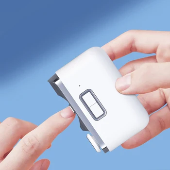 Elektrické brúsky na nechty, nožnice Profesionálny USB nabíjateľné nechtov zastrihávač s osvetlené elektrické nožnice na nechty