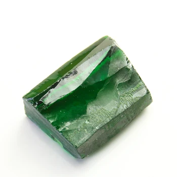 Emerald Kubický Zirkón Kamenných Surovín Syntetické Laboratórne Drahokam DIY Šperky Čo Krúžok Tvár Prívesok Plavidlá, Zberateľstvo