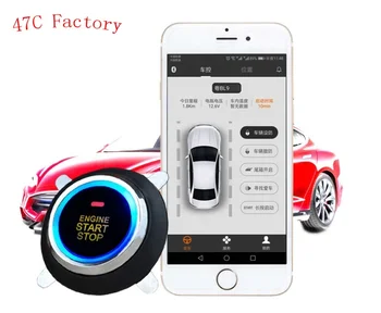 GPS GSM Dve Cesty Keyless Entry Diaľkový Štart Vozidla, Auto GPS Tracker S Android Ios Aplikácie, Veľkoobchod Vozidla GPS Sledovanie Systému