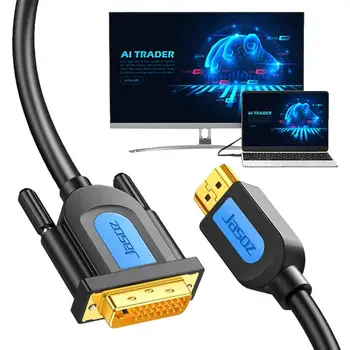 HD DVI Kábel HDMIs Muž Bi-Directional Adaptér Vysokej Rýchlosti, Príslušenstvo, Podpora Pre Počítač, Televízia, Projektor Zariadenia