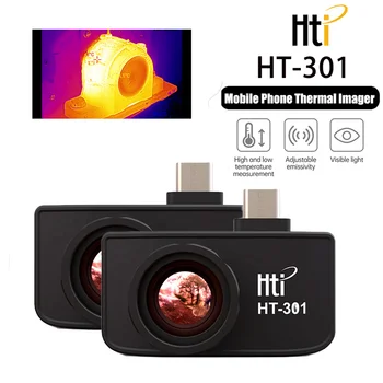 HT-301 Mobilný Telefón Tepelnej Imager High-Definition Kamery Meranie Teploty Android Typ-C
