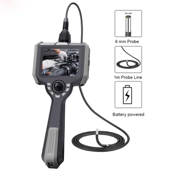 Hot predaj Priemyselných Formuloval Borescope, WIFI 360 artikulácia 6 mm Videoscope fotoaparát, IP67 HD dlhodobého hľadiska Priemyslu endoskopu