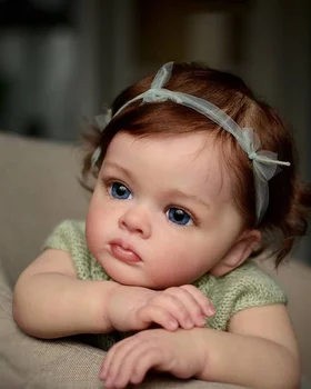Hotové Bábika 60 CM Bebe Reborn Bábiky Tutti Batoľa Dievča Bábiku Ručne maľované 3D Viditeľné Žily Mäkké Látkové Telo Bábiky Boneca Bebe