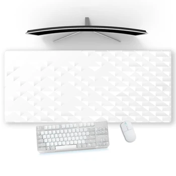 Hrať Mat 900x400 Jednoduché Biele Mousepad 700x300 Dizajn Podložka pod Myš 1000x500 Pc Xxl Deskmat 1200x600 Myši, Podložky Rýchlosť Šedá Mause Ped