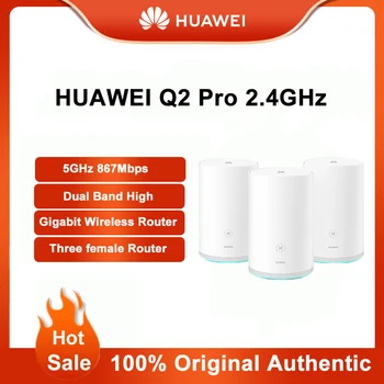 Huawei Q2 Pro Tri Ženy Router Gigabit Port Domáce Bezdrôtové Cez Stenu Wifi Smart Vlákniny Villa Dual Frekvencia