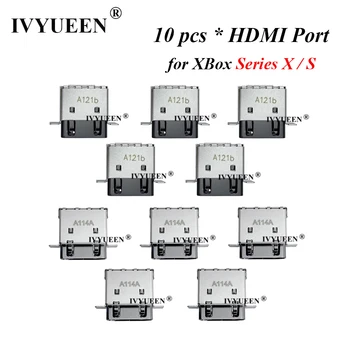 IVYUEEN 10 KS Originál Kompatibilný s HDMI Port pre XBox Série X S Konzola HD Displej Zásuvka Konektor Jack Rozhranie Príslušenstvo