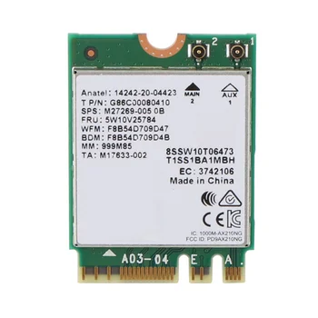 Intel AX210 802.11 AX Bluetooth 5.2 Bezdrôtový Band Wi-Fi/Bluetooth Combo Adaptér pre Notebook Sieťová Karta Win10 11