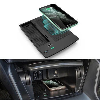 Interiér Pad Pre Honda Accord 2018-2020 Auto 10W Bezdrôtovú Nabíjačku Platne Držiaka Telefónu, Mobil Príslušenstvo Rýchle Nabíjanie