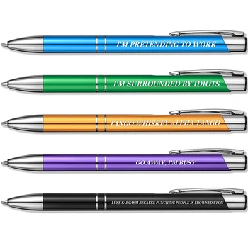 Inšpirujúce Písacie Potreby Vtipné Citáty Smiešne Motivačný Pen Set Študent Dodávky