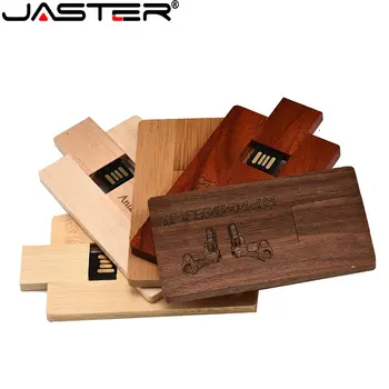 JASTER Disky USB Flash 2.0 Farebné Dreva Karta 128 GB Voľného Vlastné Logo 64 GB Hu Mu 32GB Javor 16GB Bamboo Pen Drive Prázdninový Darček