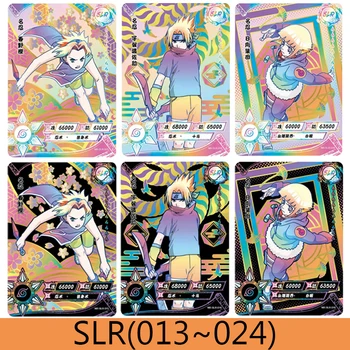 KAYOU Anime Naruto SLR Karty Orochimaru Jiraiya Namikaze Minato Neji Hatake Kakashi Haruno Sakura Hyuga Kolekcie Flash Kariet