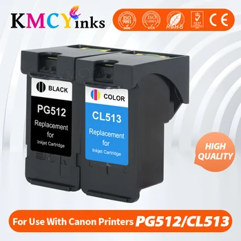 KMCYinks PG512 CL513 512XL 513XL Kompatibilný Pre Canon pg 512 513 cl Atramentových zásobníkov Pixma mp230 mp250 MP240 MP270 MP480 IP2700
