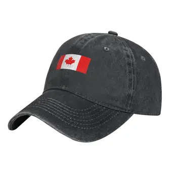 Kanada štátna Vlajka Krajiny Snapback Spp Denim Spp Dospelých Unisex Štyri ročné obdobia Čiapky pre Ženy Spp pre Mužov Klobúky Jedna Veľkosť