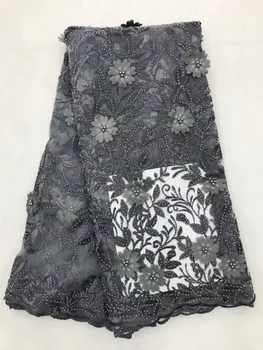 Krásne bavlnené textílie, čipky kamene na spoločenské šaty 2021 vysokej kvality Nigérijský Afriky afriky voile švajčiarskej čipky textílie JL015