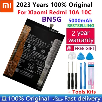 Kvalitné Originálne Nové Xiao Mi BN5G Batérie Pre Xiao Redmi 10C / 10A Mi Redrice 10C / 10A 5000mAh Batérie Bateria