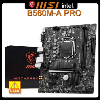 LGA 1200 základná doska MSI B560M-PRO Intel B560 Podporuje 10. 11. Intel Core cpu, 2×DDR4 64GB PCI-E4.0 M. 2 USB3.2 HDMI Micro ATX