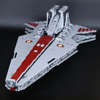 MOC-0694 Hračky 05077 81067 6125Pcs Imperial Star Destroyer Republiky Útok Cruiser Model Stavebné kamene, Tehly, Vianočné Darčeky