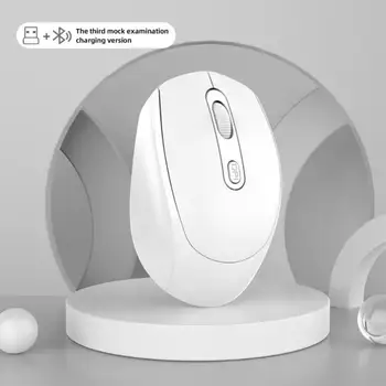 Macaron Multicolor Tichý Wireless Mouse Tri-mode Nabíjateľná Office Bluetooth Myš Pre Počítač, Notebook, Notebook Proti Potu