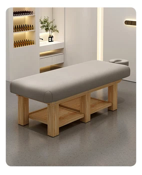 Masívneho dreva latex krásy posteľ špeciálne Thai SPA posteľ masážna posteľ Fyzioterapia posteľ celotelová masážna posteľ