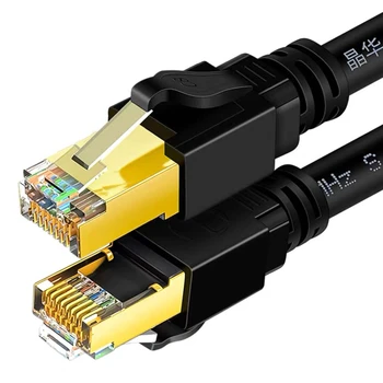 Mačka 8 Ethernetový Kábel Siete LAN Patch Kábel Vysokou Rýchlosťou 40 GB 2000MHz 26AWG SFTP Internet RJ45 Kábel pre Modem,Router,PS3,PS4,Xbox
