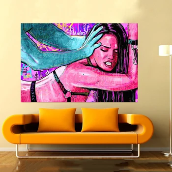 Milovník Pár Plátno na Maľovanie Sexy Obrázky, Plagáty Na Stenu Moderné Módne Výtlačky pre Spálne, Obývacia Izba Domova Cuadros