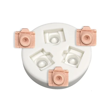 Mini Kamera Silikónové Formy Tortu Pečenie Forma na Výrobu Fondant Čokoláda Drop shipping