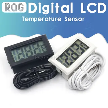 Mini LCD Digitálny Teplomer Vlhkomer Teplota Vnútorné Pohodlné Snímač Teploty Vlhkosti Meter Rozchod Nástroje Kábel