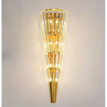 Moderná Obývacia Izba Svetlo Luxusné Crystal Kreatívne Nástenné Svietidlo Nordic Spálňa Nočná Lampa Minimalistický Chodby, Schodisko, Osvetlenie, Veľkoobchod