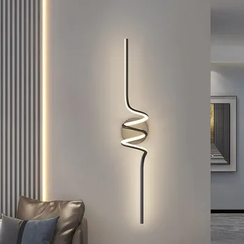Moderné LED Nástenné svietidlo Pre Spálne Posteli Hotelovej Izby Schody Uličkou Stene Obývacej izby pozadie Koridoru Svetlá Domáce Dekorácie