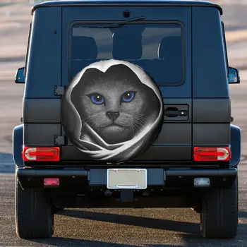 Modré Oči Mačky, Pneumatiky, Kryt Kolesa, Chrániče proti Poveternostným vplyvom Univerzálny pre Jeep Trailer RV SUV Truck Camper Cestovné prípojného vozidla