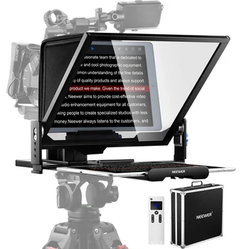 NEEWER Teleprompter X17 & RT-110 Remote APP Control (na Bluetooth Spojenie Cez NEEWER Teleprompter App), 17