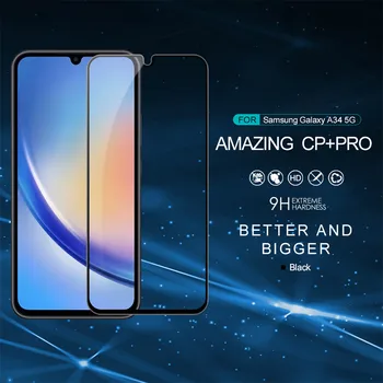 Nillkin Tvrdeného Skla Pre Samsung Galaxy A34 5G/A14 5G Plný Pokryté CP+PRO Screen Protector 0,3 mm