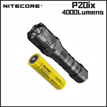 Nitecore P20ix Taktická Baterka Super Svetlé 4000 Lúmenov Nabíjateľné s NL2150HPi 5000mAh Batérie Troch Svetlo Pre Kempovanie
