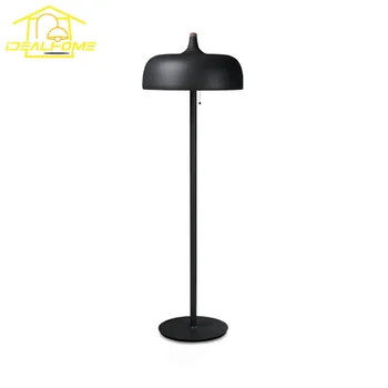 Nordic Minimalistický Dizajn Jednotlivých Poschodí Žiarovka LED E27 Železa, Umelecké Dekoratívne Stojaca Lampa Livng Izba Gauč Tabuľka Spálňa Štúdia Bar