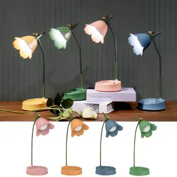 Nordic Umenie LED Kvety Skladanie Jednoduchého Stolná Lampa Ochrana Očí Lampa stolná Lampa Obývacia Izba, Spálňa Domova