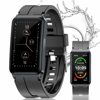 Nové HD farebný displej smart hodinky EKG telesnej teploty a sledovanie zdravotného nepremokavé inteligentný náramok Hovor Šport Smart Hodinky