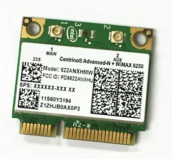 Nové Intel Advanced-N WiMAX 6250 ANX 622ANXHMW Half Mini PCI-E Pre LENOVO Thinkpad FRU:60Y3194 60Y3195