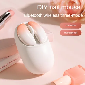 Nové M7 Káblové/Bezdrôtové Bluetooth Myš Tri-režim Nabíjania Stlmiť Roztomilý Office Ergonómia Vhodné pre Notebook Ploche Počítača, Myš