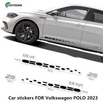 Nové auto Samolepky PRE Volkswagen POLO 2023 25. Výročie Vydania dekorácie špecializovaných Športových Odtlačkový príslušenstvo