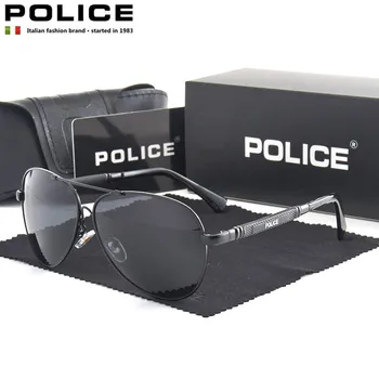 Nový Vzor, POLÍCIA 298 Módnej značky Polarizované slnečné Okuliare pánske Pilot Jazdy Okuliare UV400 pánske Luxusné Značky Oculos De Sol