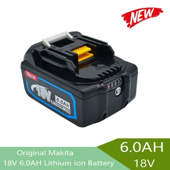 Náhradné Batérie 18V 6Ah pre Makita BL1830 BL1850 BL1840 BL1845 BL1815 BL1860 LXT-400 Akumulátorové náradie, 18650 Typ Batérie