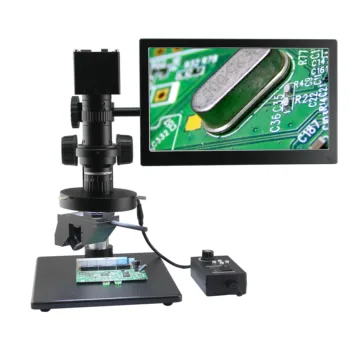 OPTO 2D A 3D Prepínať Pomocou 360 Stupňov Rotácie Zobraziť Priemysel Inšpekcie PCB Spájkovanie Telefón Opravy Digitálny Mikroskop