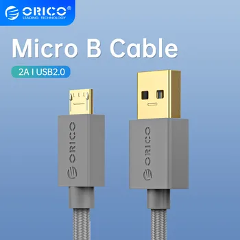 ORICO USB Micro B Kábel Mobilný Telefón Rýchle Nabíjanie 2A Drôt Podporu Prenosu Dát pre Xiao Redmi Poznámka 5 Samsung