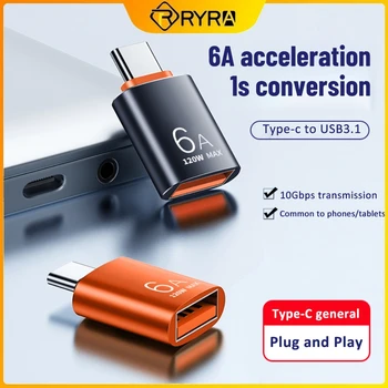 OTG USB 3.0 Na pripojenie USB Typ C Typ Adaptéra C Samica Na USB Muž Converter Adaptér Pre Notebook Tv Na Mobilnom Telefóne Prenos Dát